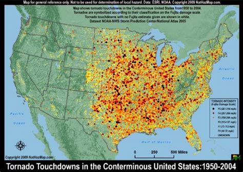 Tornado Alley map: These maps show where devastating tornadoes take place in the USA - Strange ...