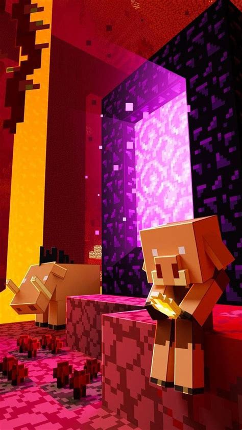 Download Best Minecraft Piglin And Hoglin Wallpaper | Wallpapers.com