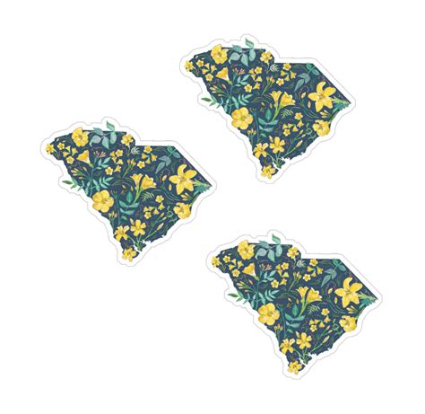 South Carolina Sticker Set of 3 – M.I.D. Goods