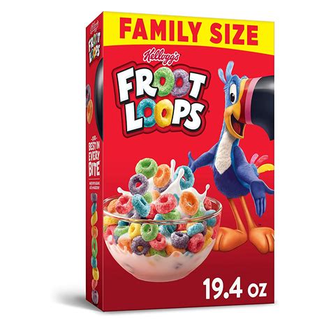 Kelloggs Fruit Loops Cereal 19.4 Oz - GJ Curbside