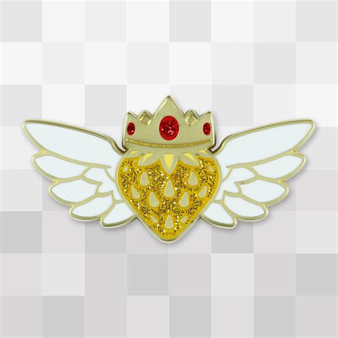 Celeste - Golden Strawberry Pin - Fangamer