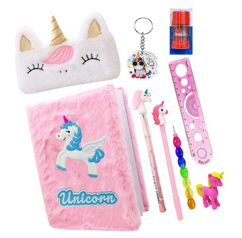 Buy KOBBET® Unicorn School Stationery Set for Kids Party Favor Gift Set ...