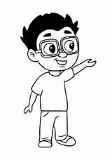 Carlos From Ninas World Coloring Page  Free Printable Pages sketch template