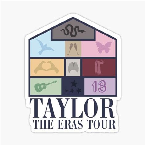 Sticker: Taylor Swift Eras Tour | Redbubble Taylor Swift Posters ...