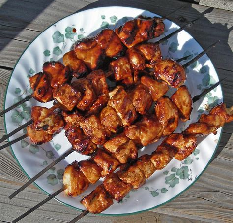 Orange BBQ Chicken Kabobs