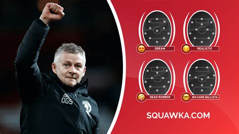 Man Utd news: Five possible Champions League line-ups for Solskjaer