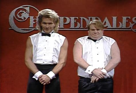 Chris Farley Is Still Getting The Last Laugh | Saturday night live, Chippendales, Snl skits