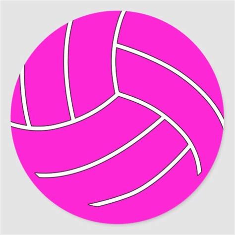 Volleyball Heart Stickers | Zazzle | Heart stickers, Print stickers ...