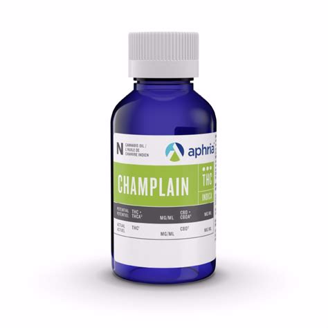 Aphria: Champlain THC Indica Oil | Leafly