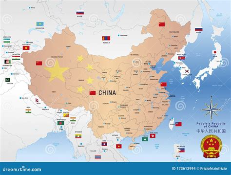 Countries That Border China Map - United States Map