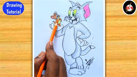 Tom Jerry Cartoon Pencil Sketches