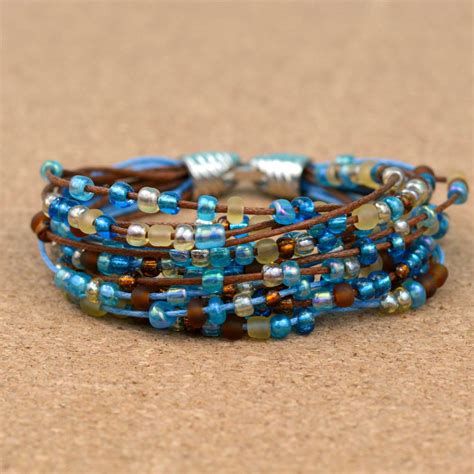 Easy Boho Beaded Bracelet - Happy Hour Projects