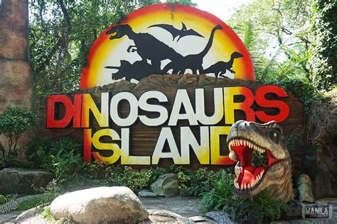 Dinosaurs Island adventure: Feeding a T-Rex, walking back through time ...