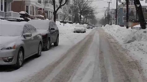 Snowy Winter in Providence, RI 2015 (shaky recording) - YouTube