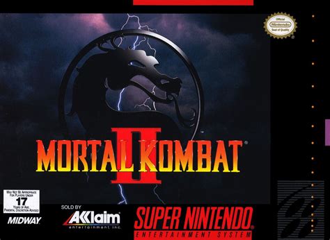 Mortal Kombat II 2 SNES Super Nintendo