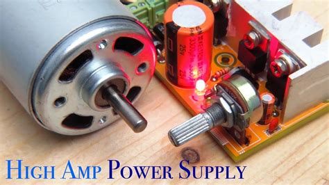 Homemade 1.5-30V High Amp DC Adjustable Power Supply | Electronics projects, Power supply, Amp