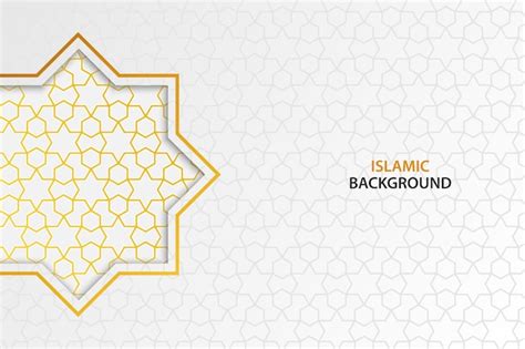 Premium Vector | Modern islamic geometric background vector