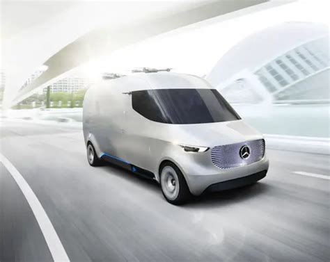 Futuristic Mercedes-Benz Vision Van Is A Future Vision of A Logistic Van with Fully Integrated ...