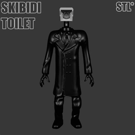 STL file CAMERAMAN SKIBIDI TOILET | 3D FAN ART・3D print model to download・Cults