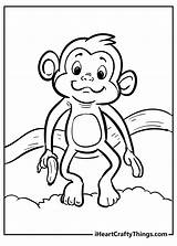 Cute Baby Monkeys Page Coloring Pages sketch template