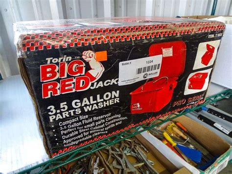 Torin Big Red Jacks Parts Washer - Roller Auction