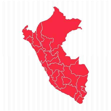 States Map of Peru With Detailed Borders 25845106 Vector Art at Vecteezy