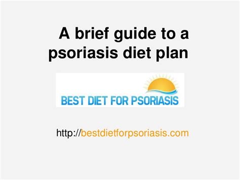 An Introductionary Guide to a Psoriasis Diet Plan