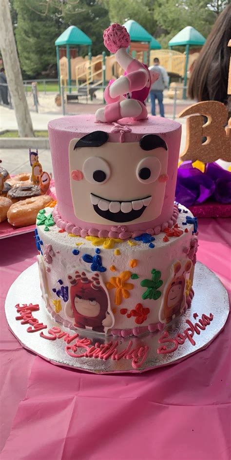 Oddbods birthday cake | Birthday cake, Girl cakes, Birthday cake kids