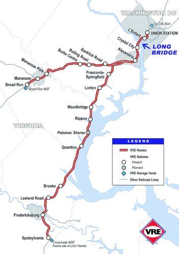 Virginia Rail Express Map - Draw A Topographic Map