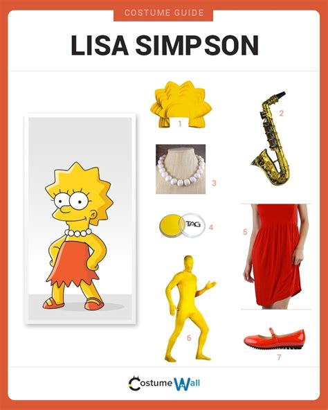 Dress Like Lisa Simpson Costume DIY Outfit | Costume Wall