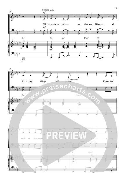 Praise Him (Choral Anthem SATB) Sheet Music PDF (Lillenas Choral / Arr. Daniel Semsen ...