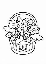 20  Flower Basket Coloring Pages Free Printable PDF & Online Coloring sketch template