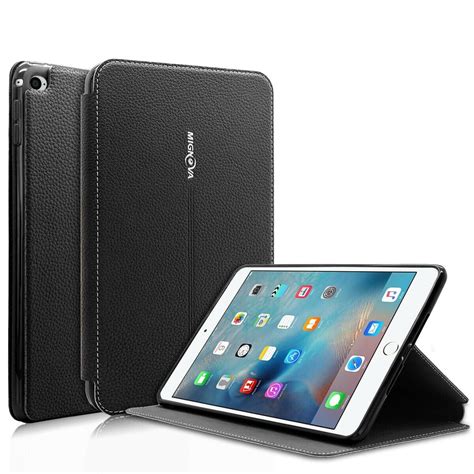 Mignova iPad Mini 4 Case ,Premium Leather Folio Stand Cover Case with Multi-Angle Viewing Auto ...