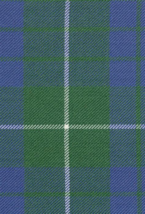 Hamilton Green Tartan Fabric Swatch