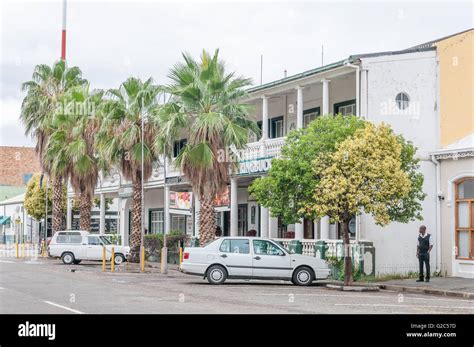 MIDDELBURG, SOUTH AFRICA - MARCH 8, 2016: A street scene in Middelburg ...