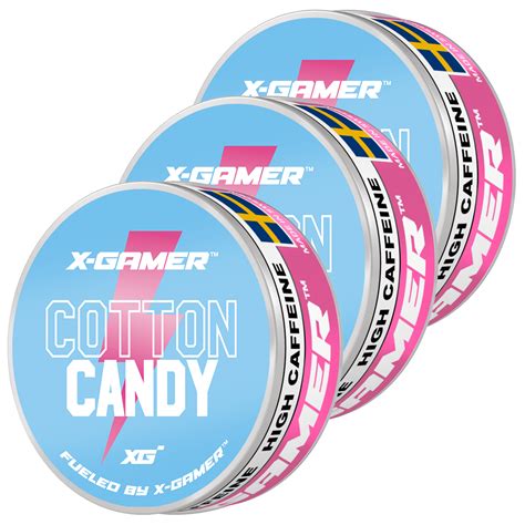 Cotton Candy Energy Pouches (3 Pack / 60 Pouches) – X-Gamer Energy