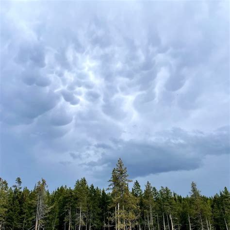 Mammatus clouds are ominous and beautiful