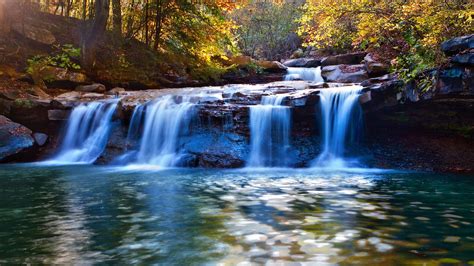 River Waterfall Autumn - Most Beautiful Waterfall Wallpape… | Flickr