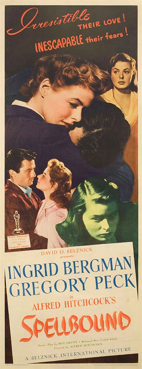 Spellbound Original 1945 U.S. Insert Movie Poster - Posteritati Movie ...