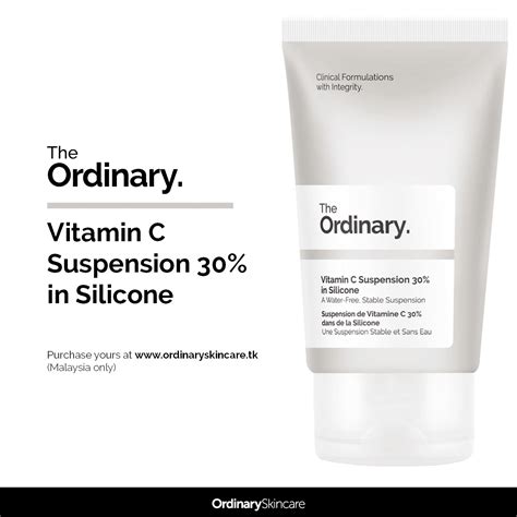 The Ordinary Vitamin C 30% In Silicone | Ordinary Skincare Malaysia