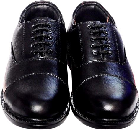 Buy Oxford Shoes for Uniform lace-up Police Formal Shoes (Black) by s15 (Numeric_7) at Amazon.in