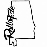Alabama clipart Transparent FREE For Download On  sketch template