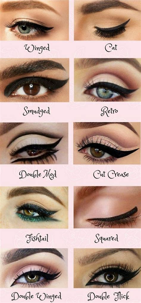 Best eyeliner types for different occasions | Eyeliner styles ...