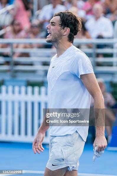 Taylor Fritz celebrates winning the Finals of the ATP Delray Beach ...