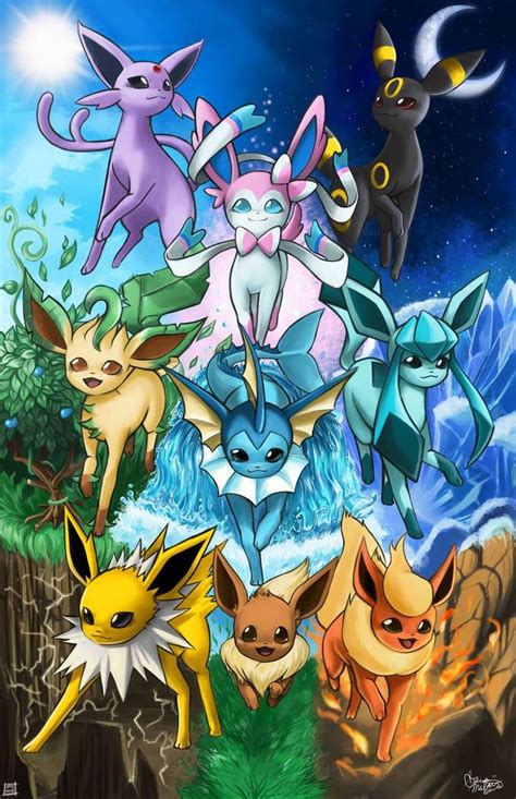 Eeveelutions! by PokuriMio on DeviantArt | Cute pokemon wallpaper, Pokemon umbreon, Pokemon ...