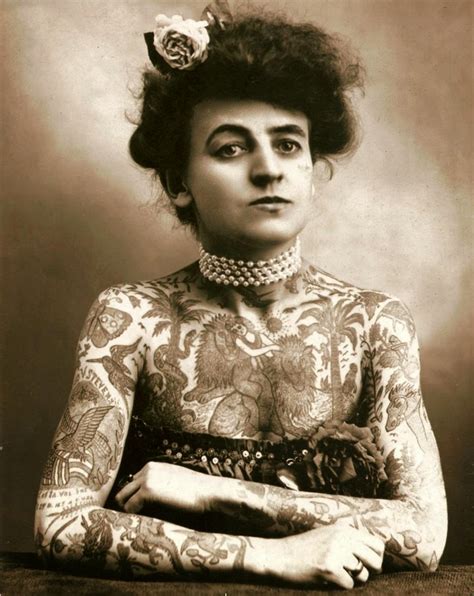 Meet America & Britain's First Female Tattoo Artists: Maud Wagner (1877 ...