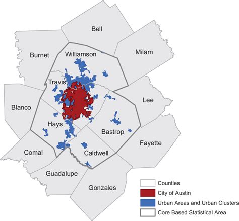 Map Of Austin Texas Counties - Get Latest Map Update