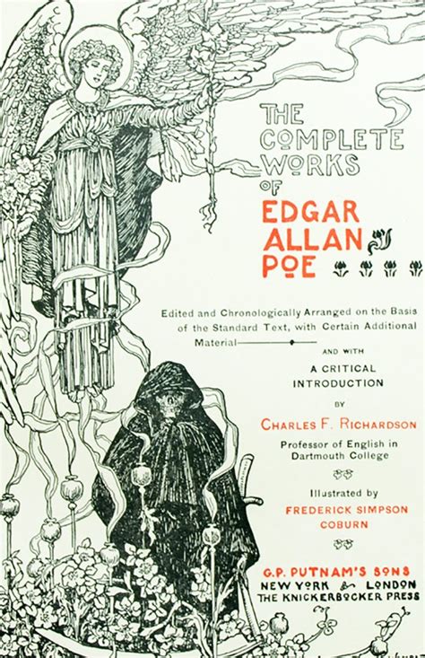 Complete Works of Edgar Allan Poe First Edition Set Vellum