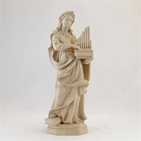 Saint Cecilia Statue - Hand Carved