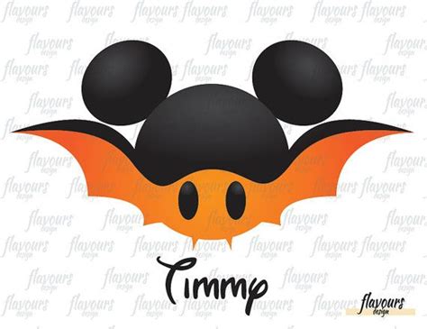 Mickey Bat Halloween Inspired INSTANT DOWNLOAD Disney | Halloween bats, Etsy, Mickey